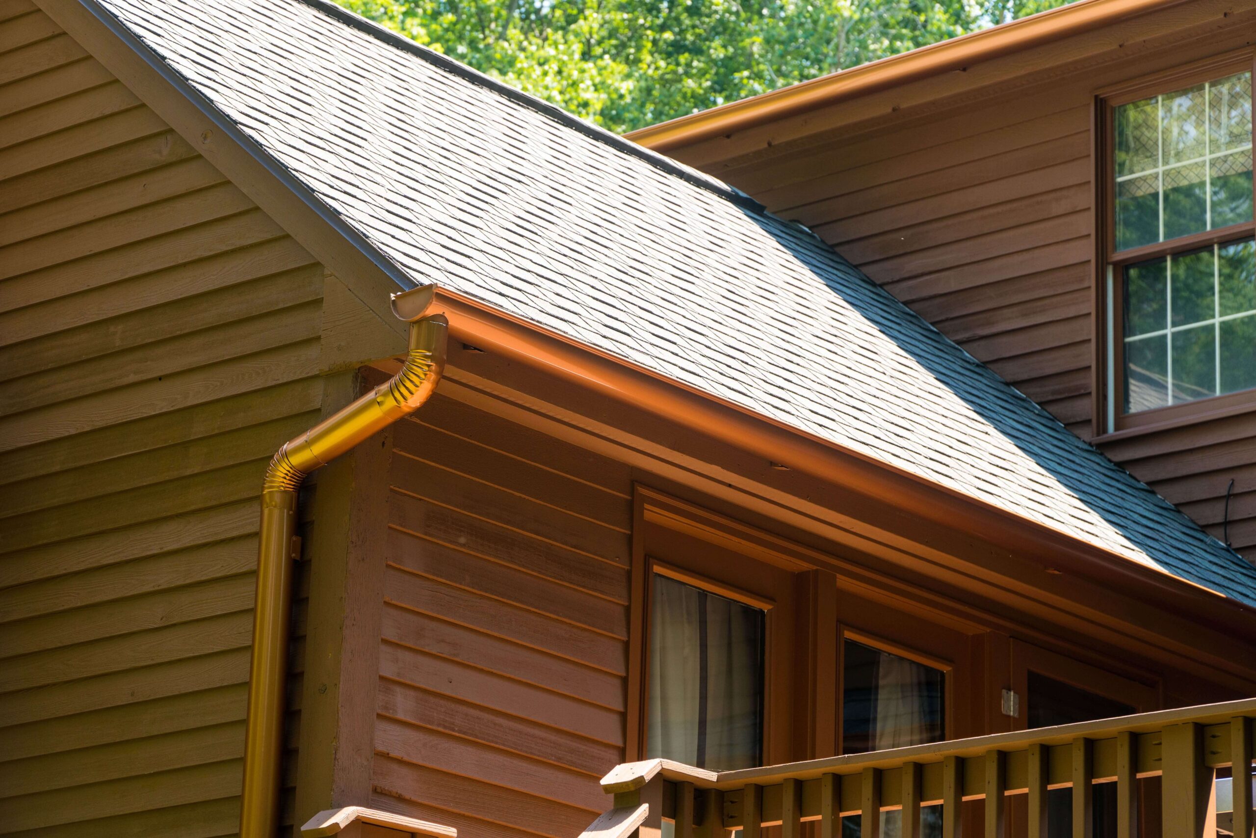 Copper Rain Gutters